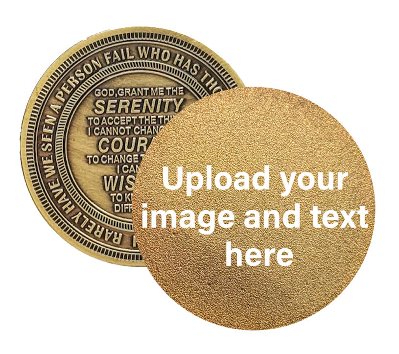 Create Your Own AA Sobriety Coin or Personal Gift