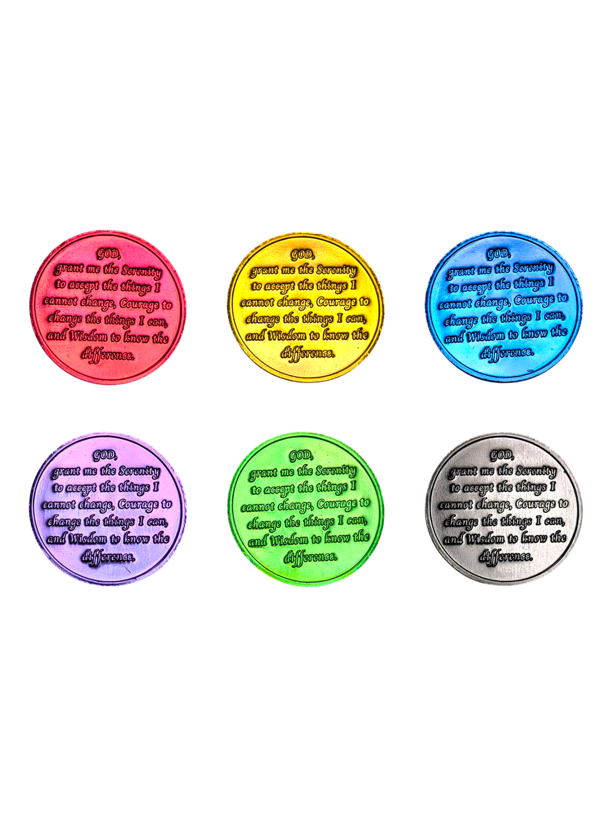 Monthly Aluminum AA Coins (24hr-11 Month)
