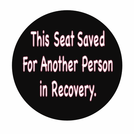 Sobriety Community Token – Seat Saved for Another Person