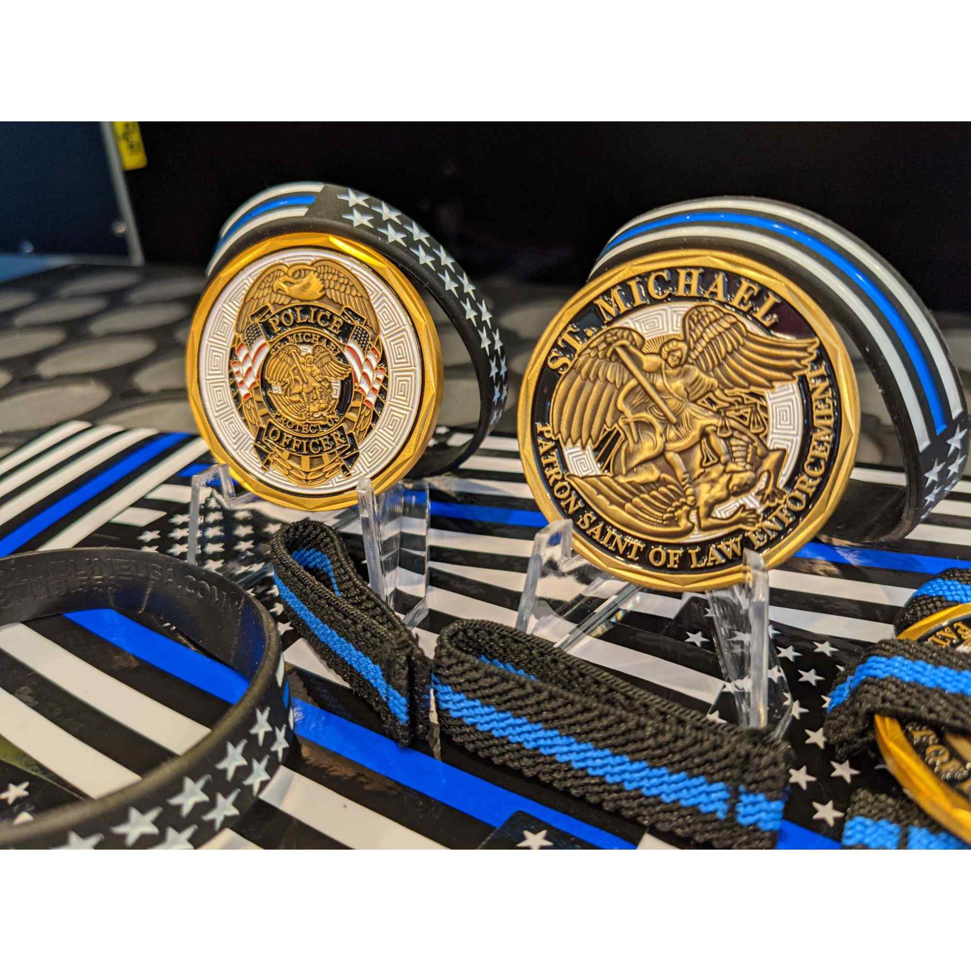 Saint Michael Patron Saint of Police Officers Medallion Police Coin