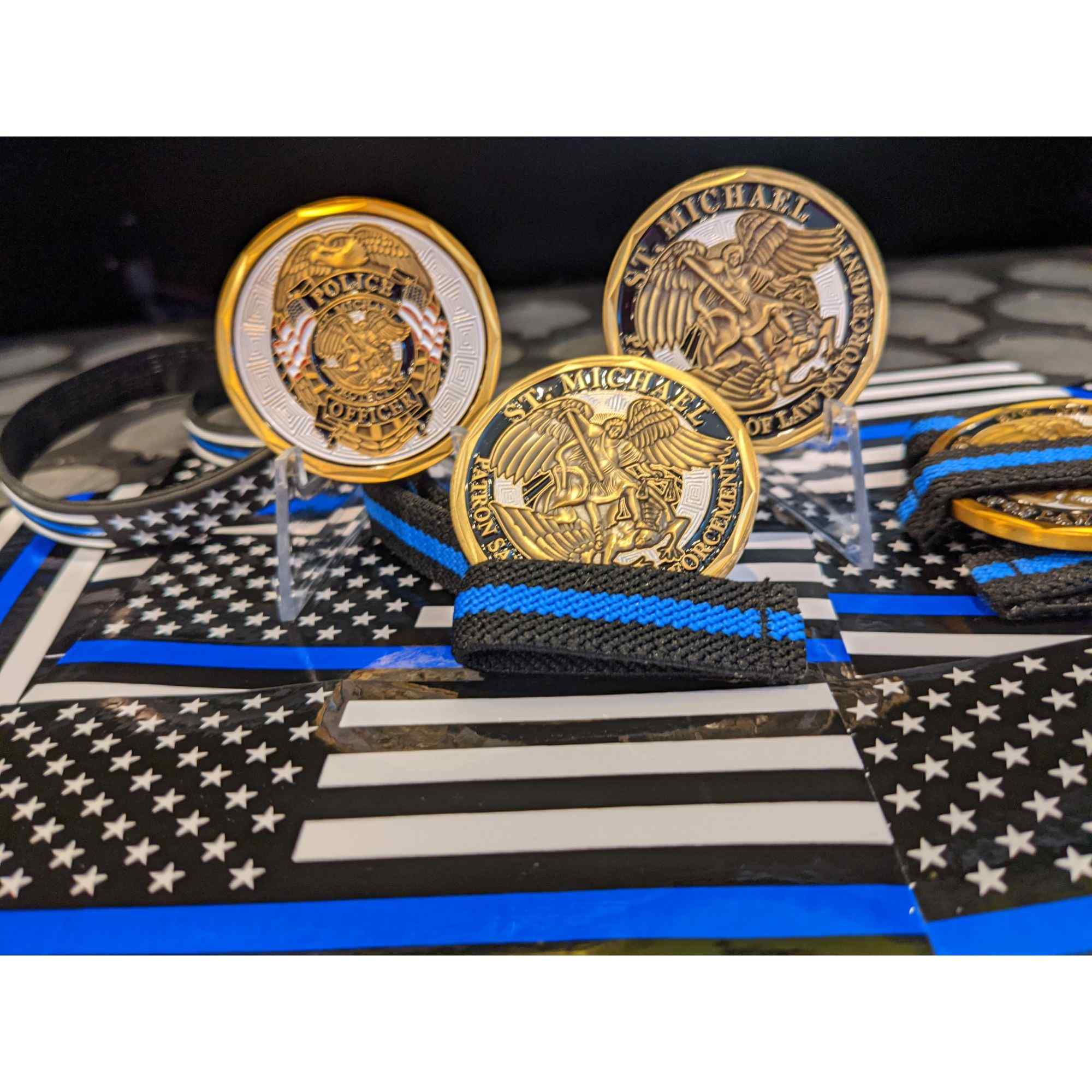 Saint Michael Patron Saint of Police Officers Medallion Police Coin