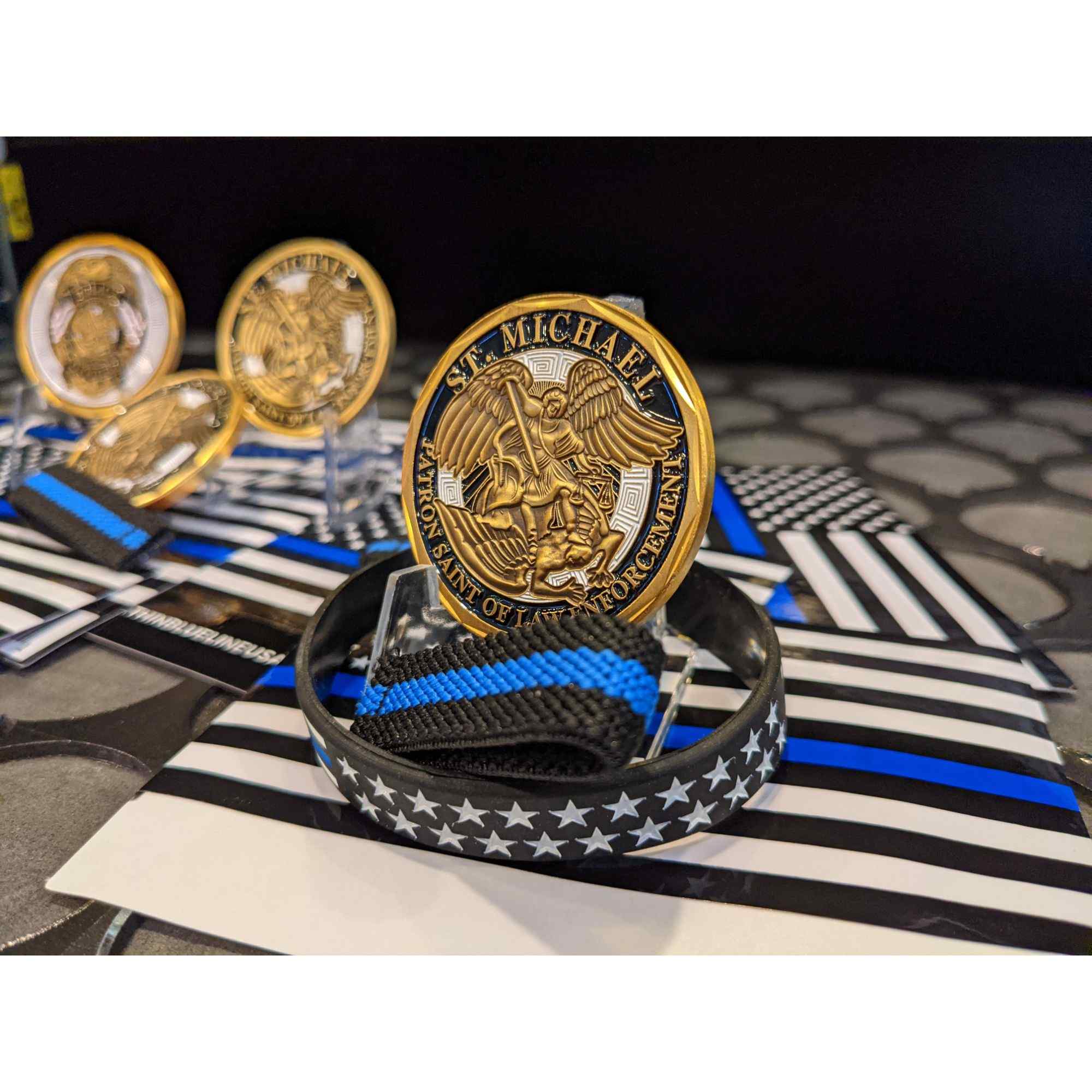 Saint Michael Patron Saint of Police Officers Medallion Police Coin