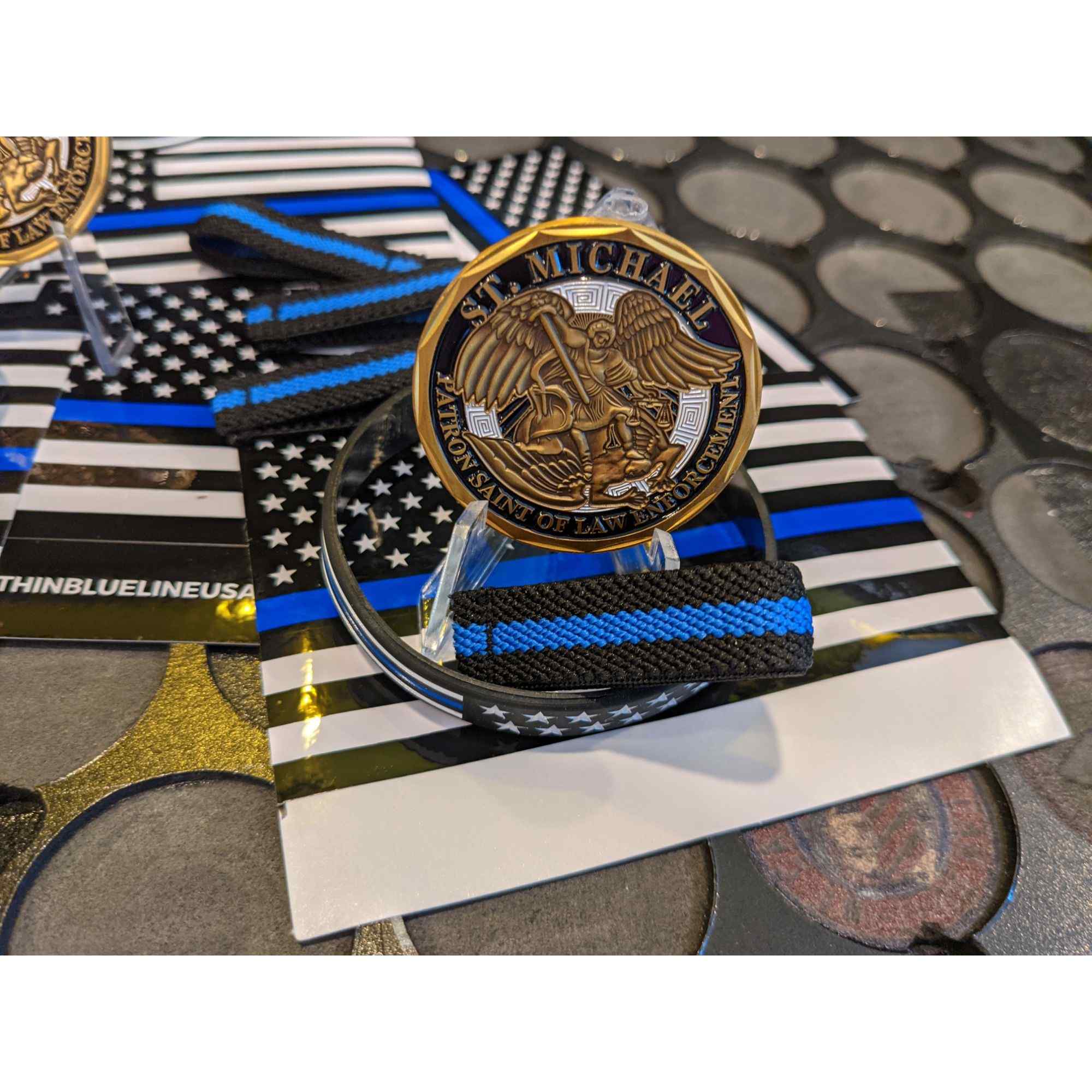 Saint Michael Patron Saint of Police Officers Medallion Police Coin