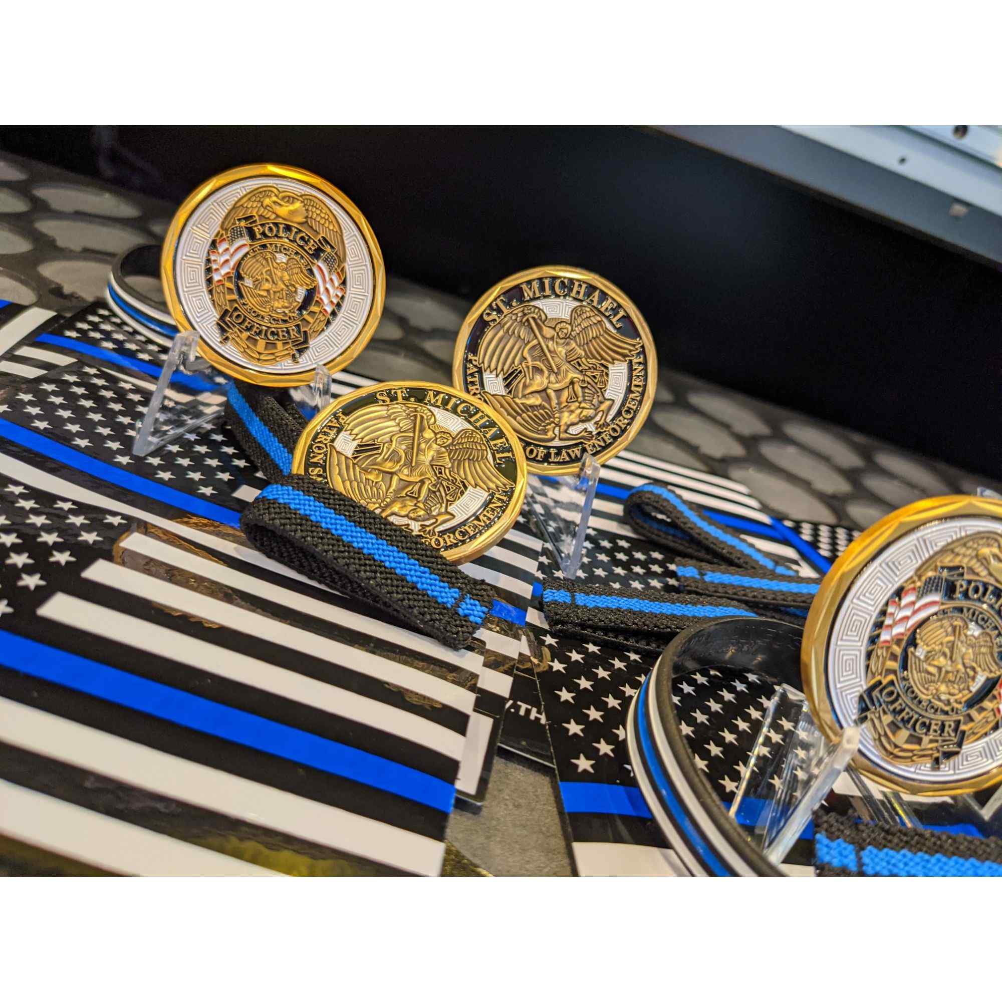 Saint Michael Patron Saint of Police Officers Medallion Police Coin