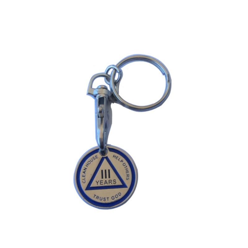 AA Yearly Sobriety Keychains (Years 1-5 Pack)