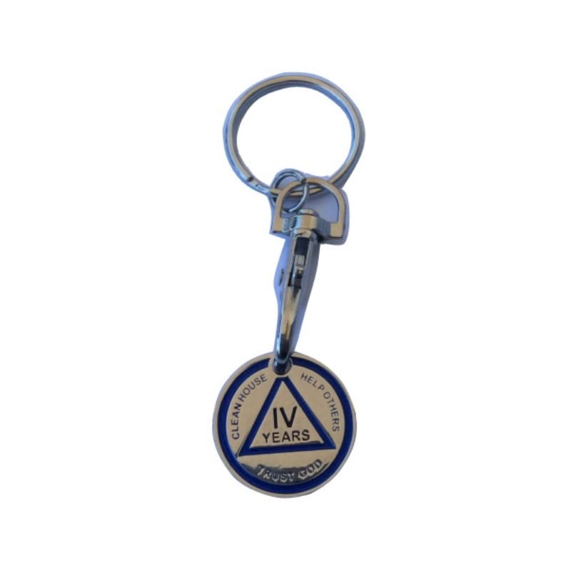 AA Yearly Sobriety Keychains (Years 1-5 Pack)