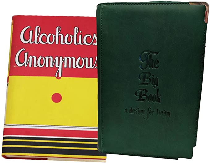 Hardcover First Edition Reprint AA Big Book with Book Cover in Your Choice of 3 Colors