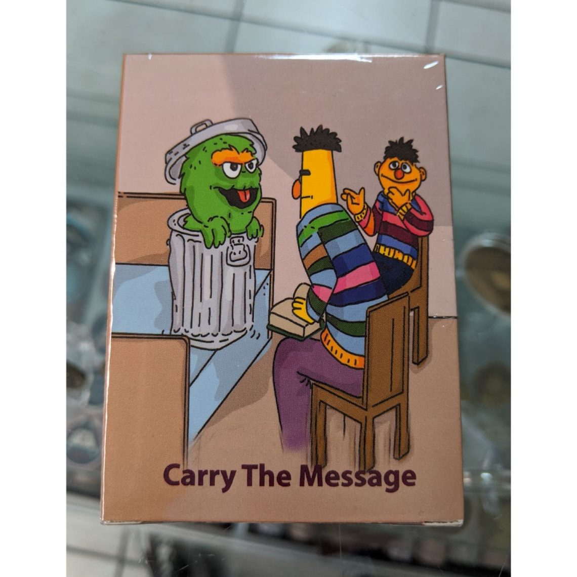 Oscar the Grouch the "Can In The Bed"  Playing Cards