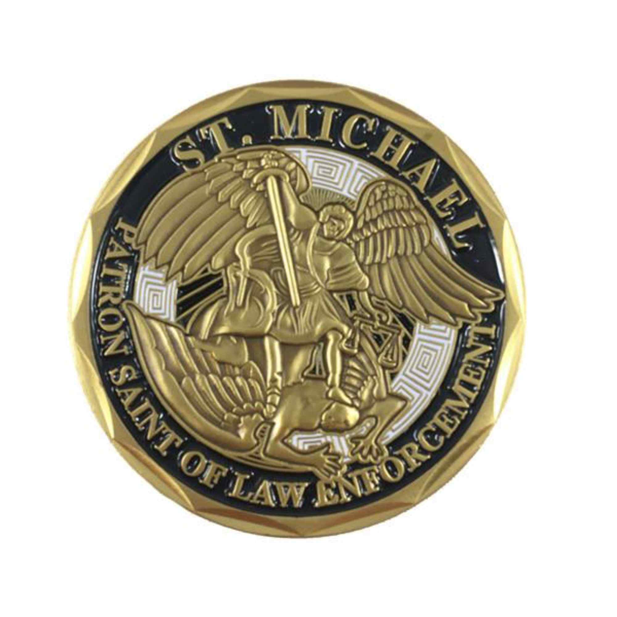 Saint Michael Patron Saint of Police Officers Medallion Police Coin