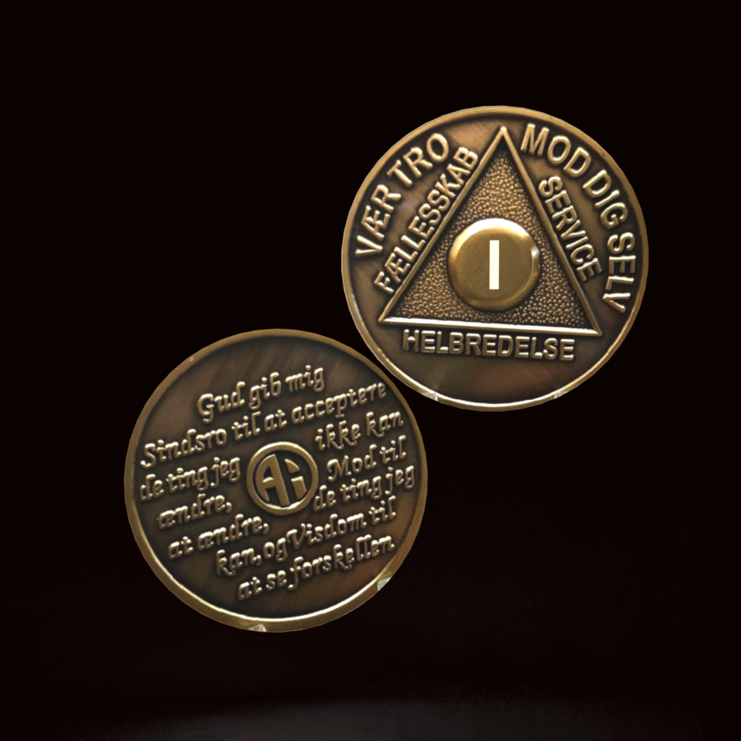 Danish Sobriety Coin up to 60yrs