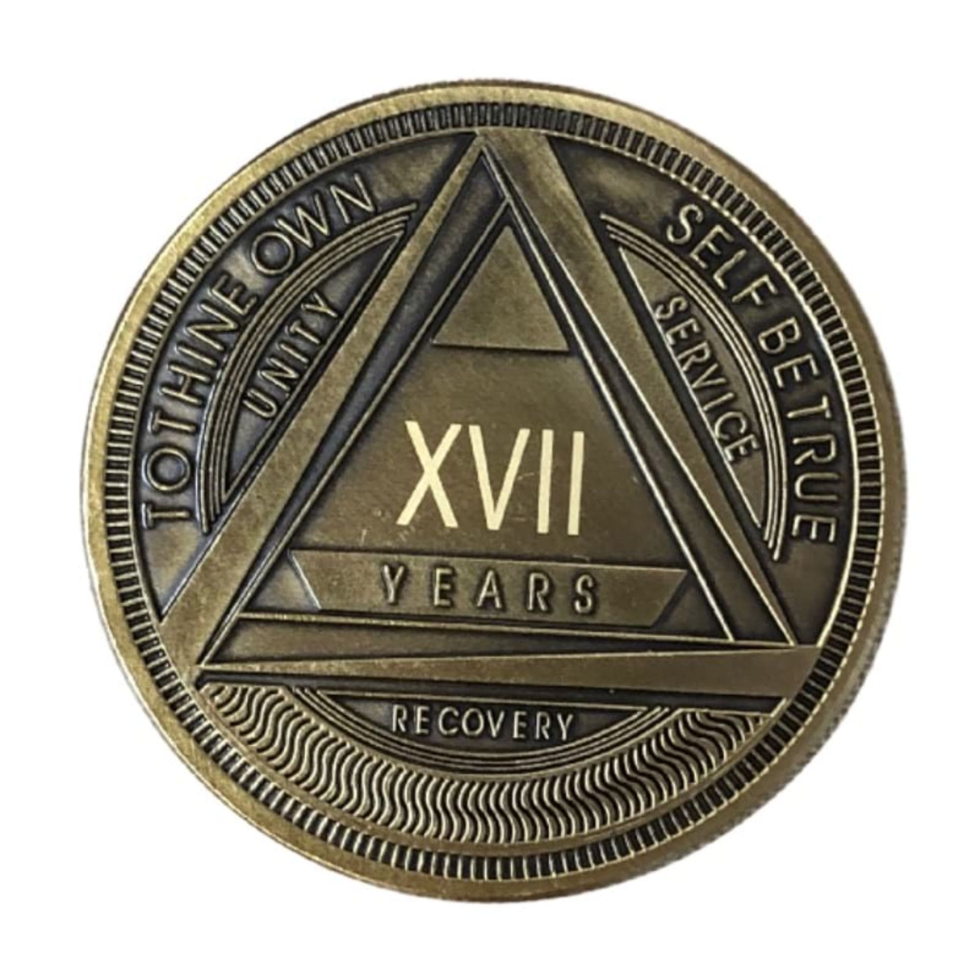 Bronze Roman Numeral up to 60yrs