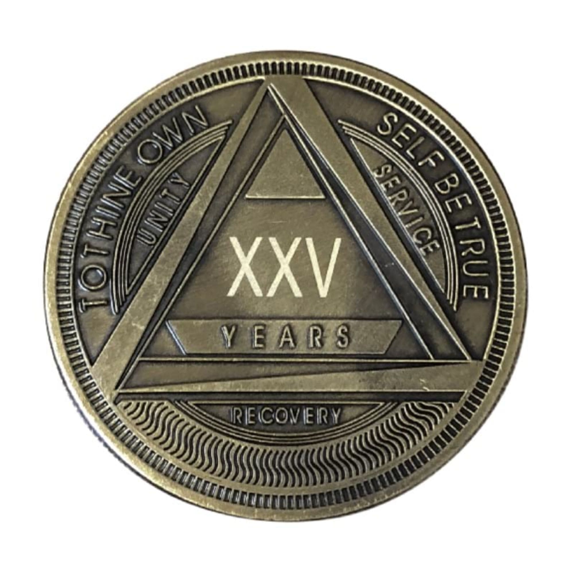 Bronze Roman Numeral up to 60yrs