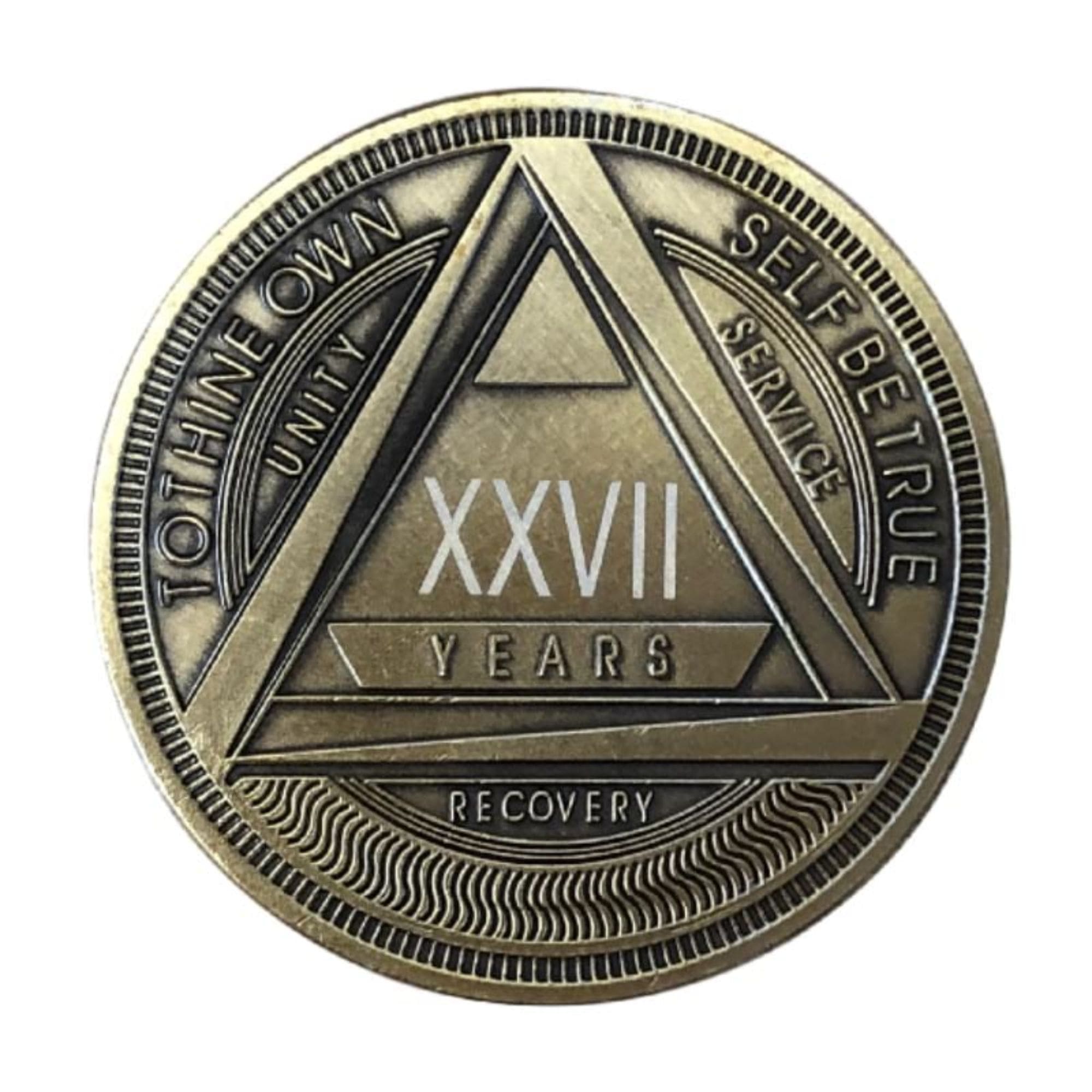 Bronze Roman Numeral up to 60yrs
