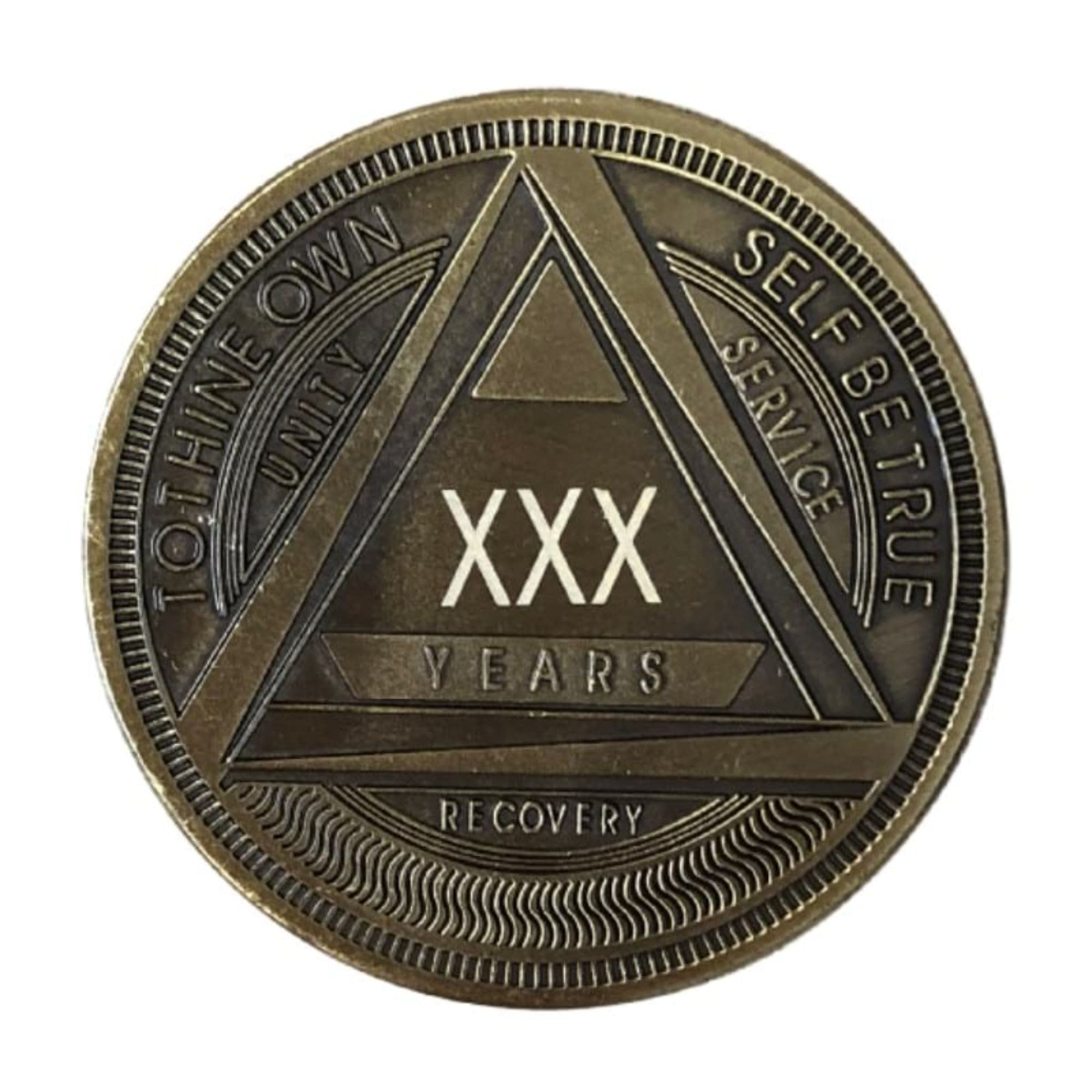 Bronze Roman Numeral up to 60yrs