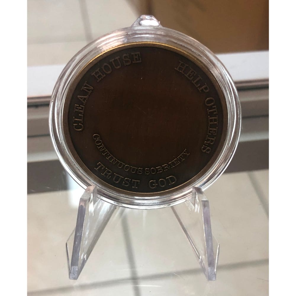 MRS Yearly 1-60 Years Sobriety Chip for Alcoholics Anonymous