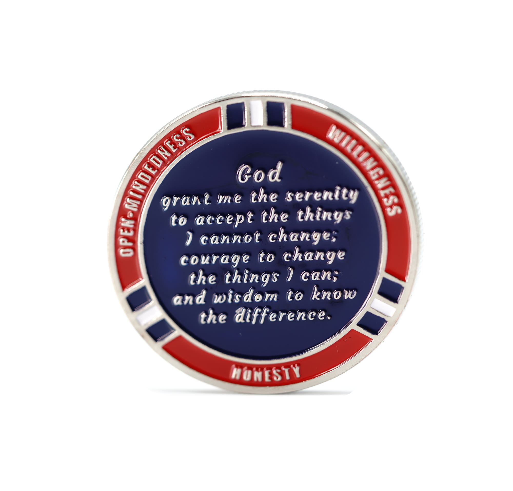New England Patriot AA Coin 1-50yrs Sobriety Chip