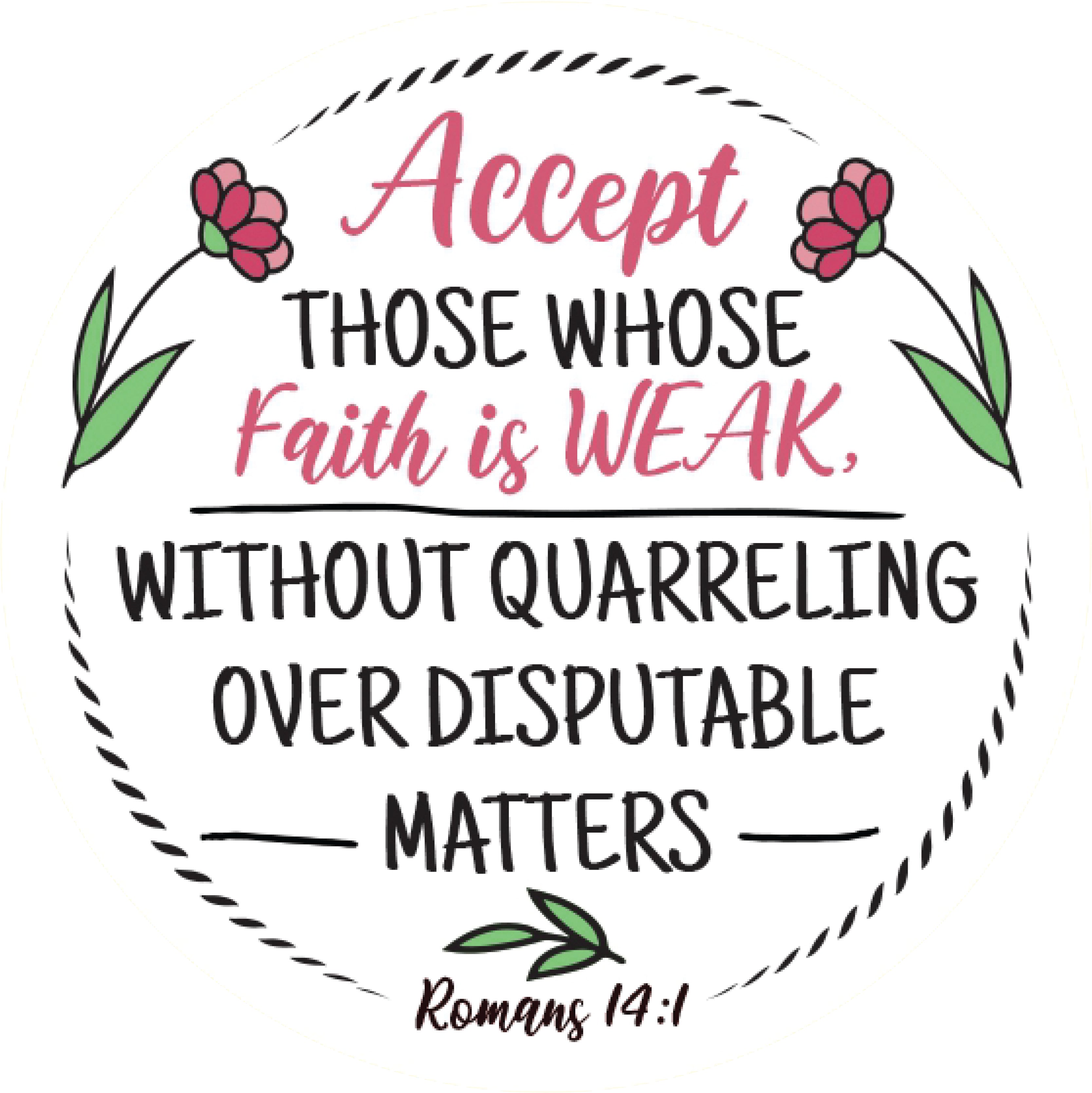 Romans 14:1