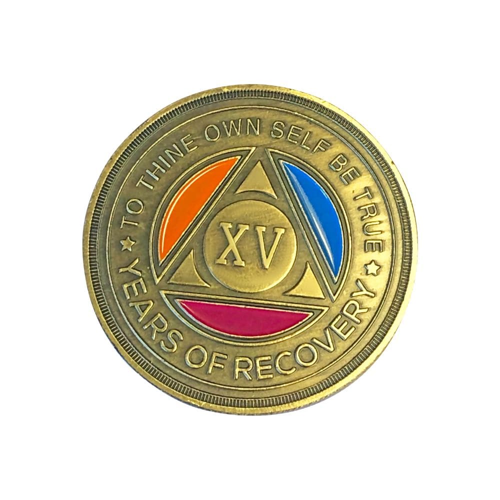 Tri Color Yearly Medallion