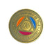 Tri Color Yearly Medallion