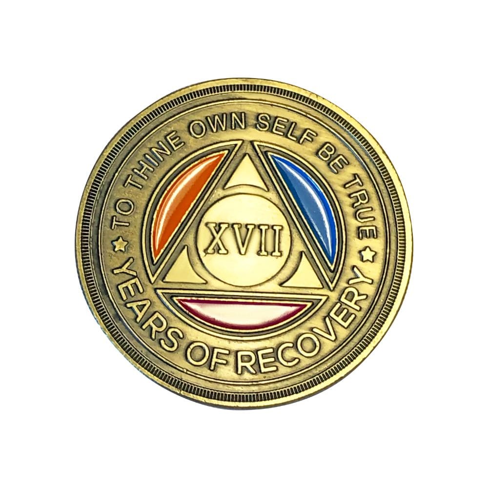 Tri Color Yearly Medallion