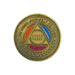 Tri Color Yearly Medallion