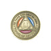 Tri Color Yearly Medallion