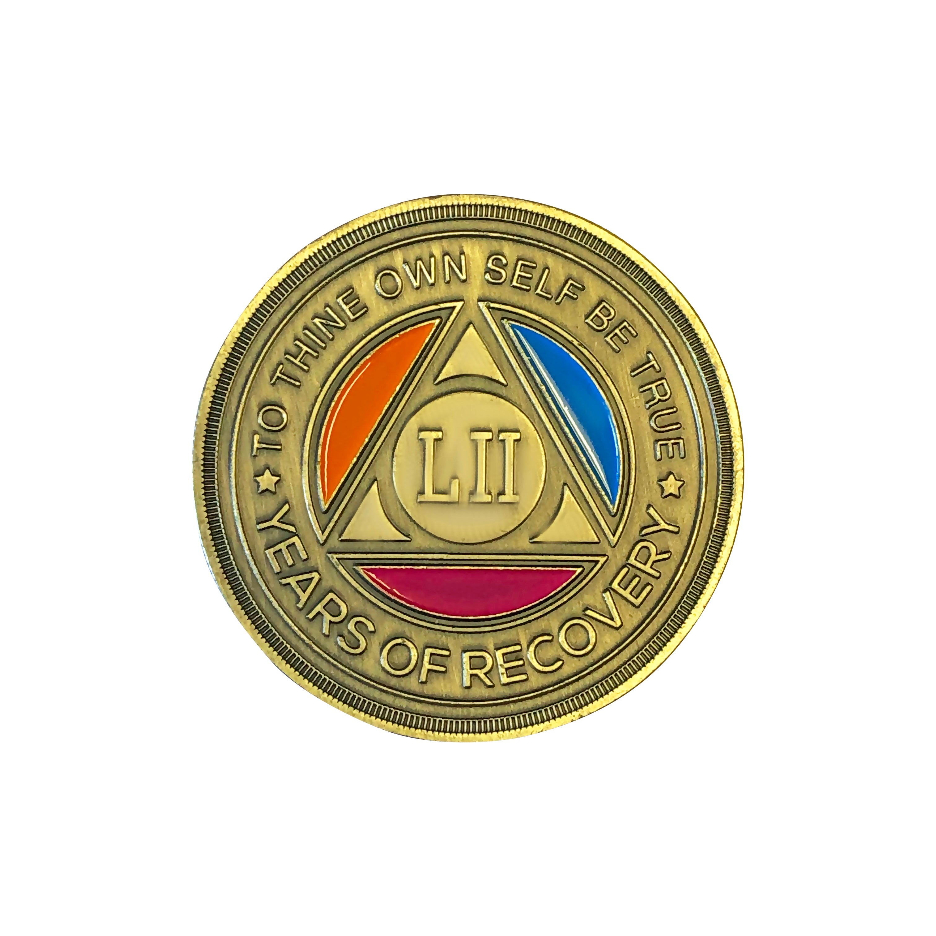 Tri Color Yearly Medallion