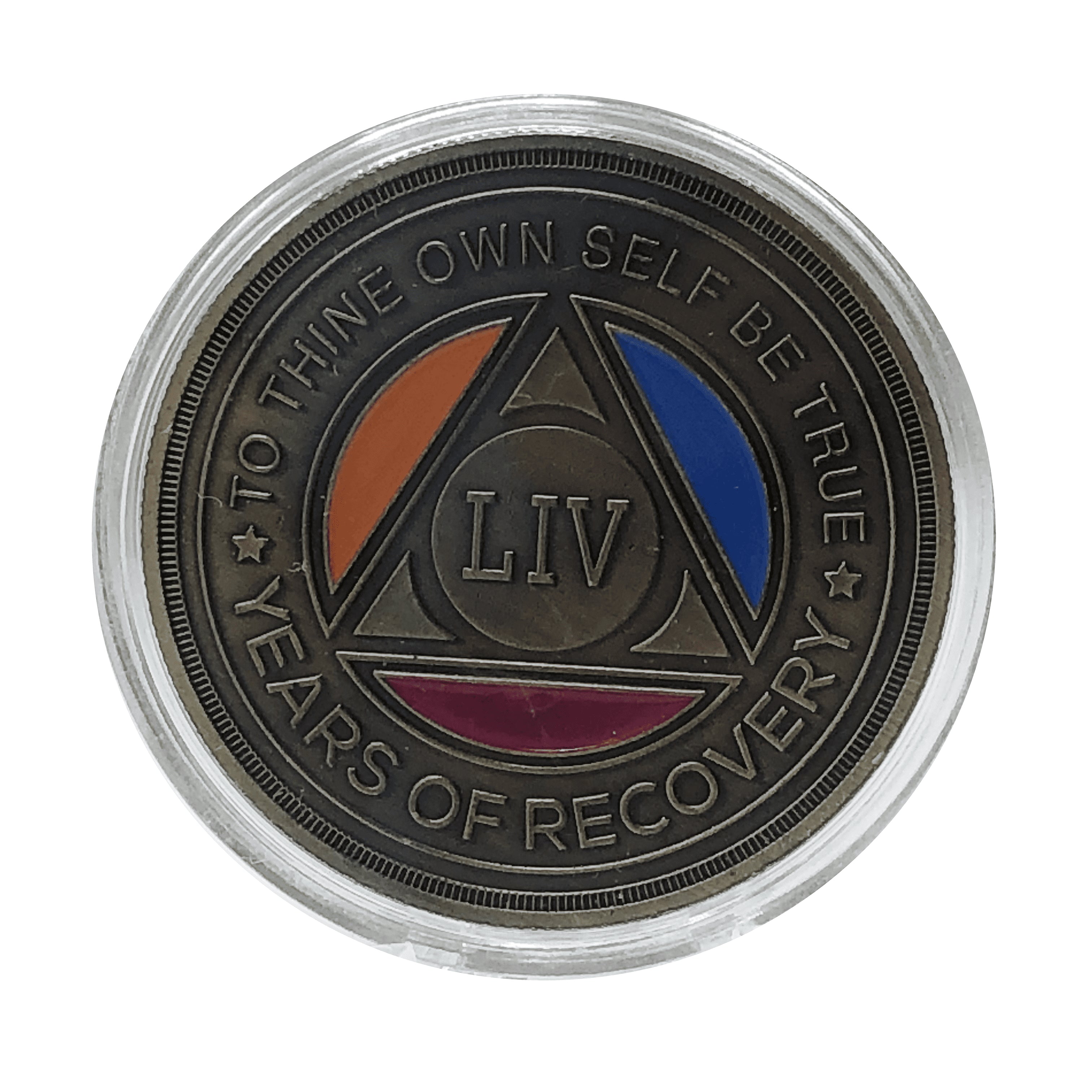 Tri Color Yearly Medallion