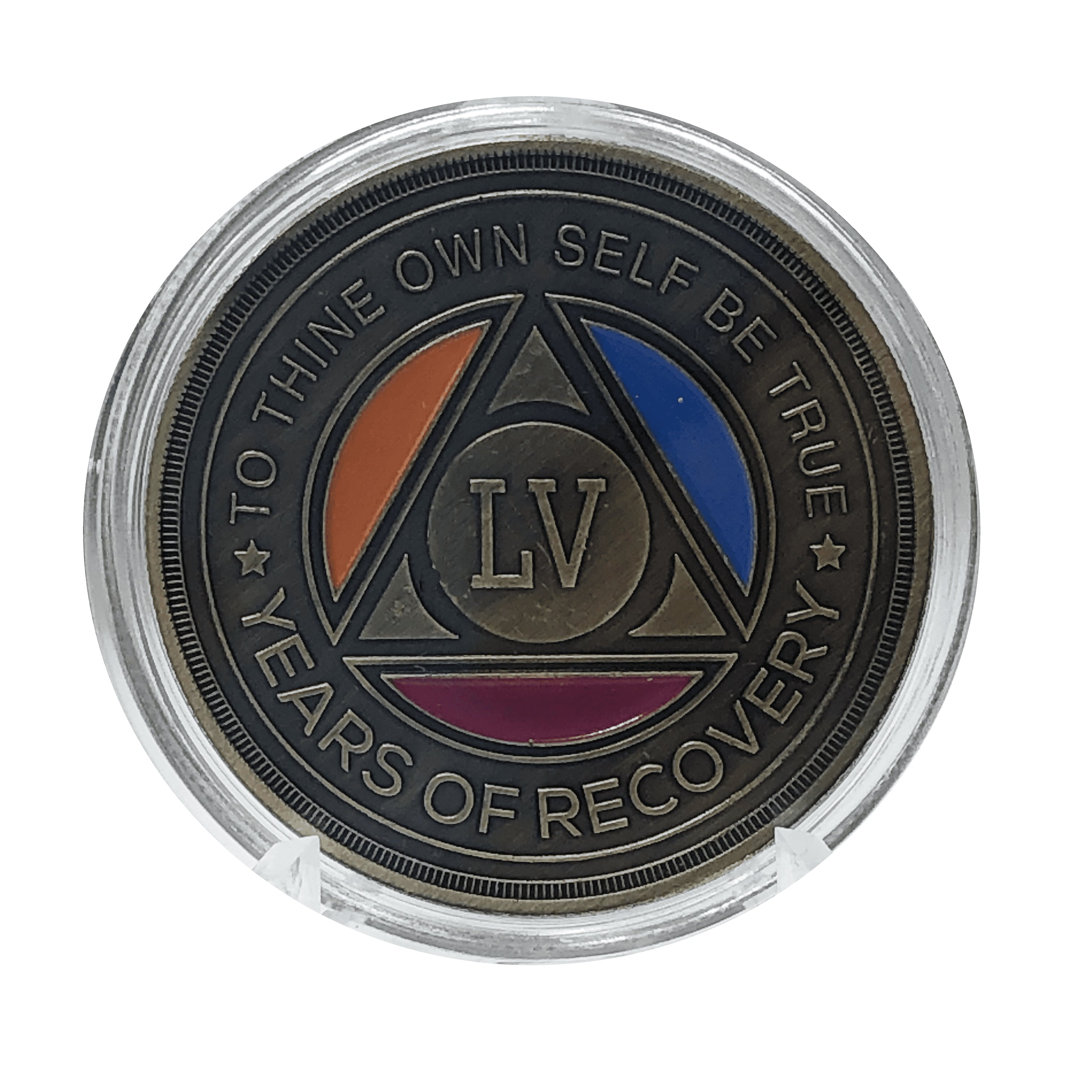 Tri Color Yearly Medallion