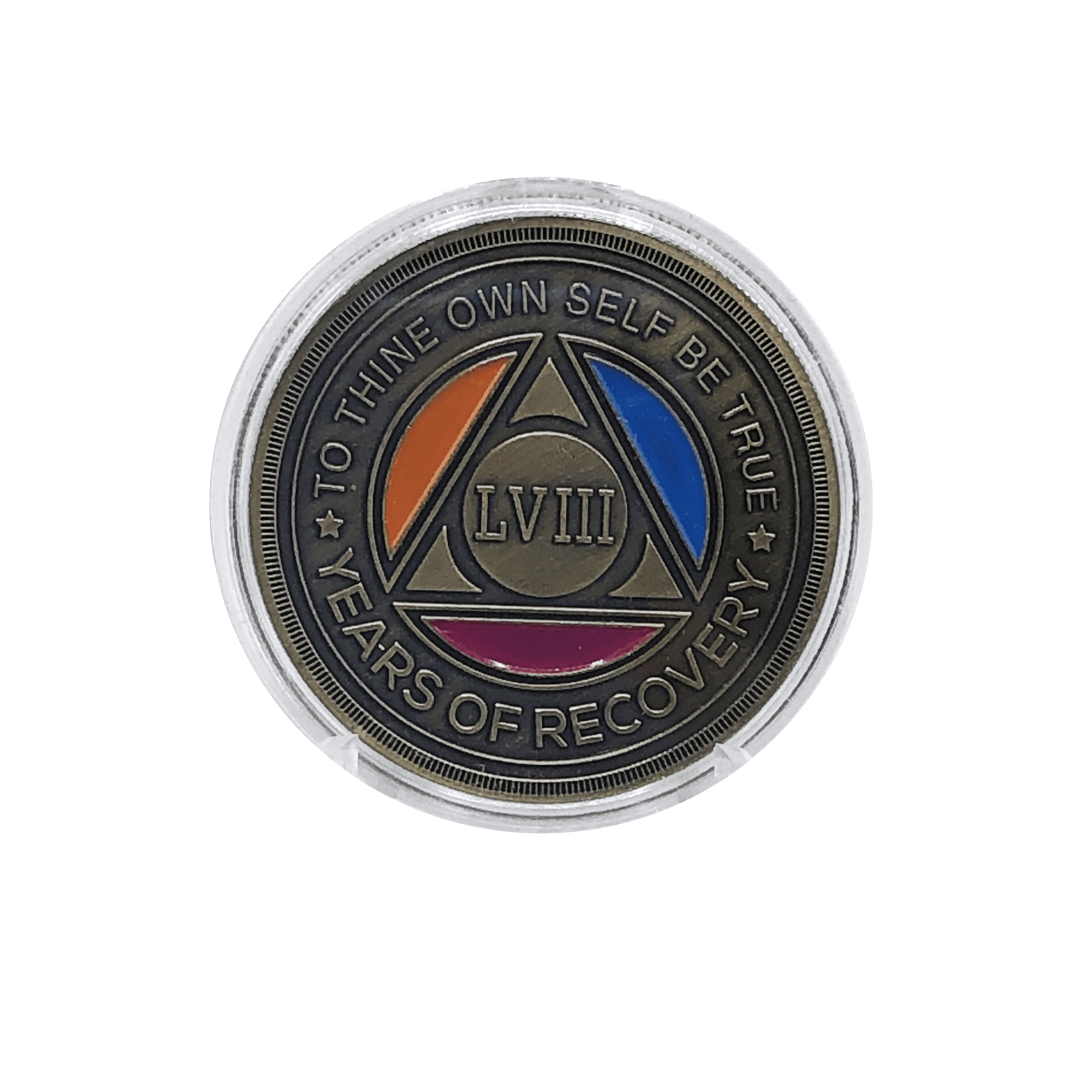 Tri Color Yearly Medallion