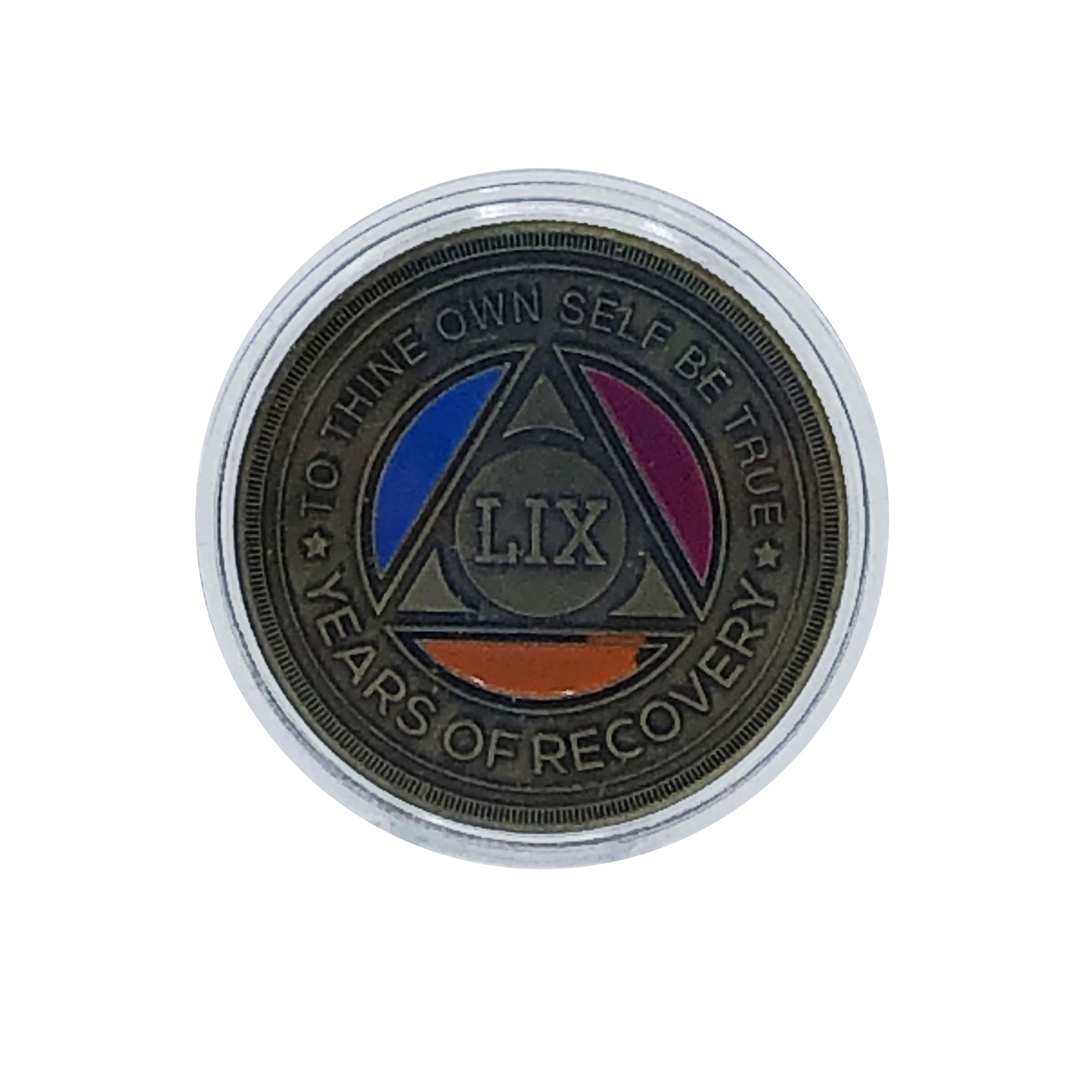 Tri Color Yearly Medallion