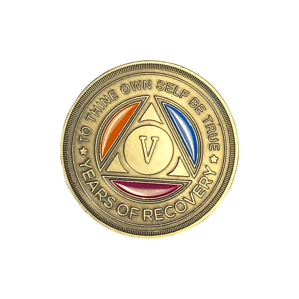Tri Color Yearly Medallion