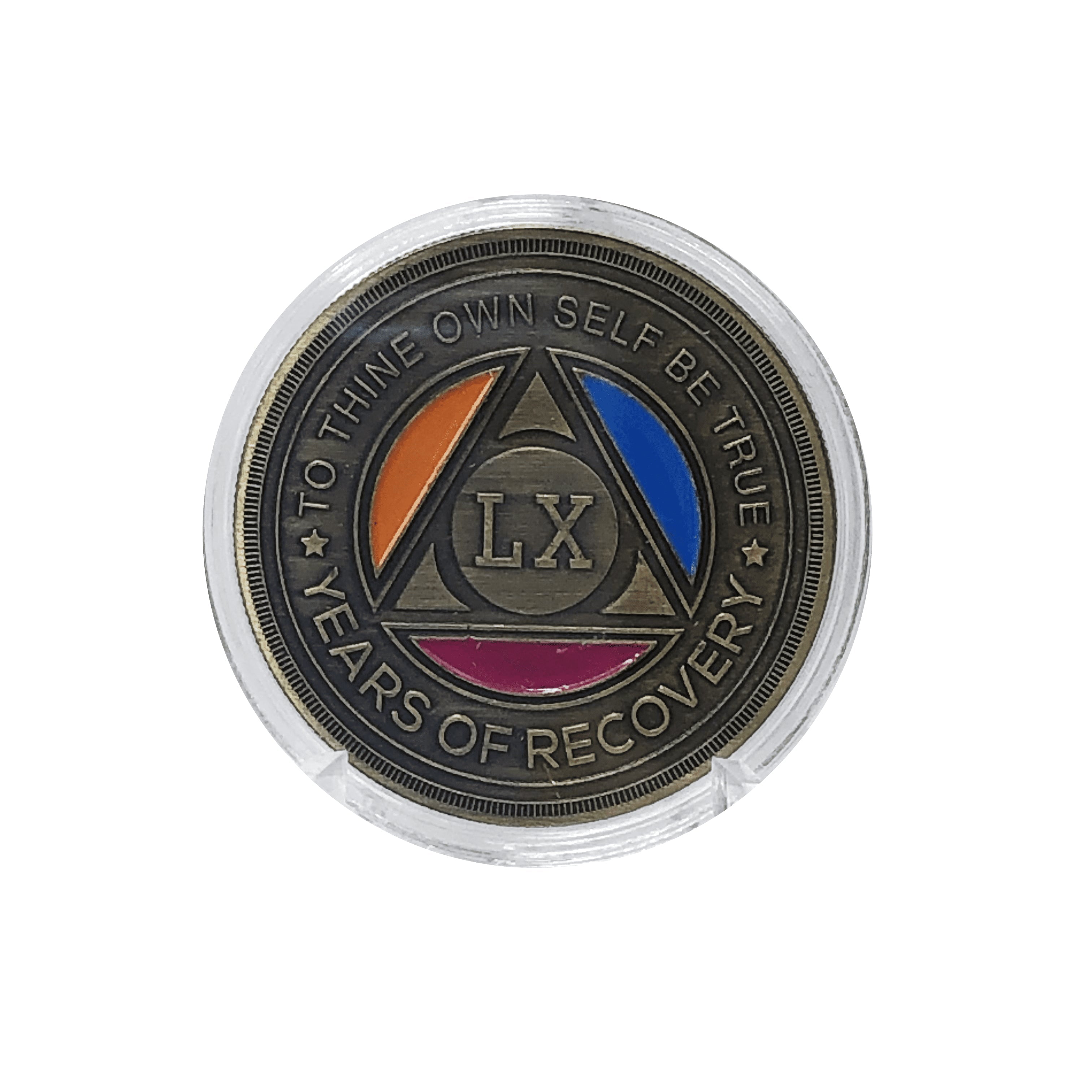 Tri Color Yearly Medallion