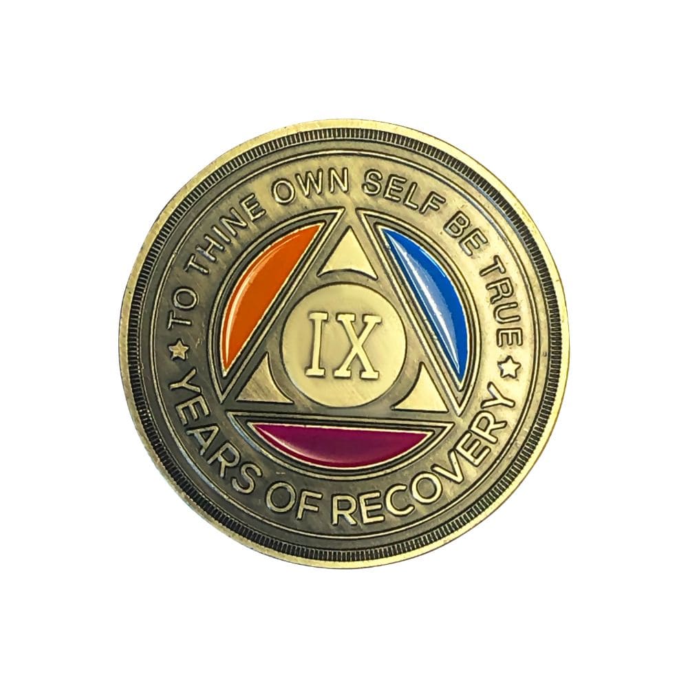Tri Color Yearly Medallion