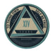AA Yearly Poker Chip BLUE