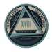AA Yearly Poker Chip BLUE