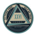 AA Yearly Poker Chip BLUE
