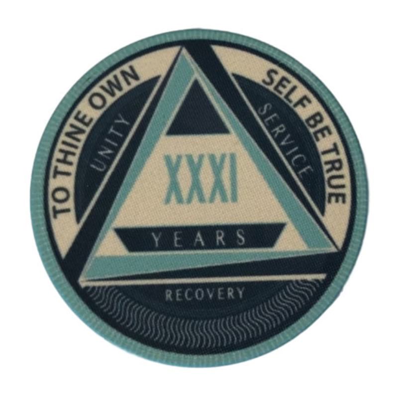 AA Yearly Poker Chip BLUE