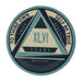 AA Yearly Poker Chip BLUE