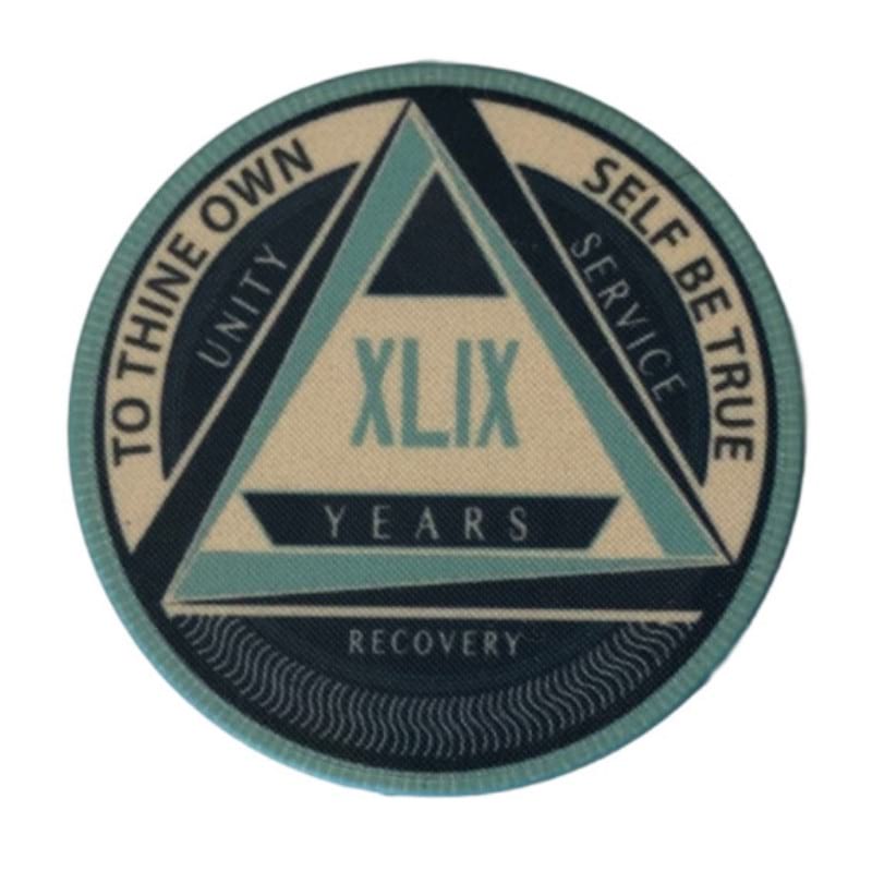 AA Yearly Poker Chip BLUE